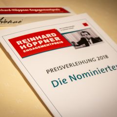 Preisverleihung Reinhard-Höppner-Engagementpreis 2018