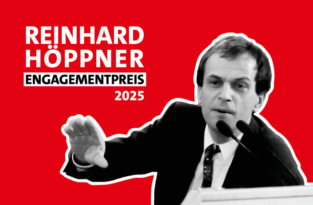 Bewerbungsphase für den Reinhard-Höppner.Engagementpreis