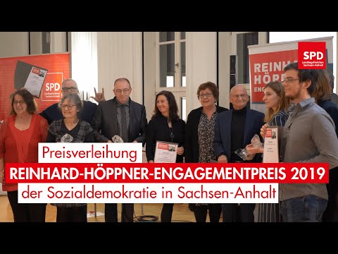 Preisverleihung des Reinhard-Höppner-Engagementpreises 2019