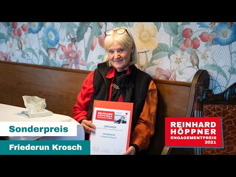 Sonderpreis | Friederun Krosch | Reinhard-Höppner-Engagementpreis 2021